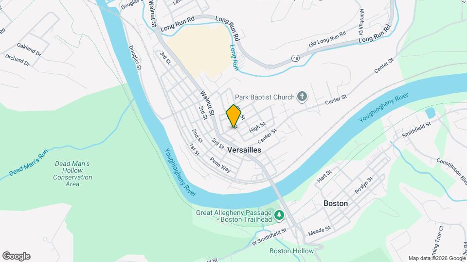 424 Worthington St Map and Location Details