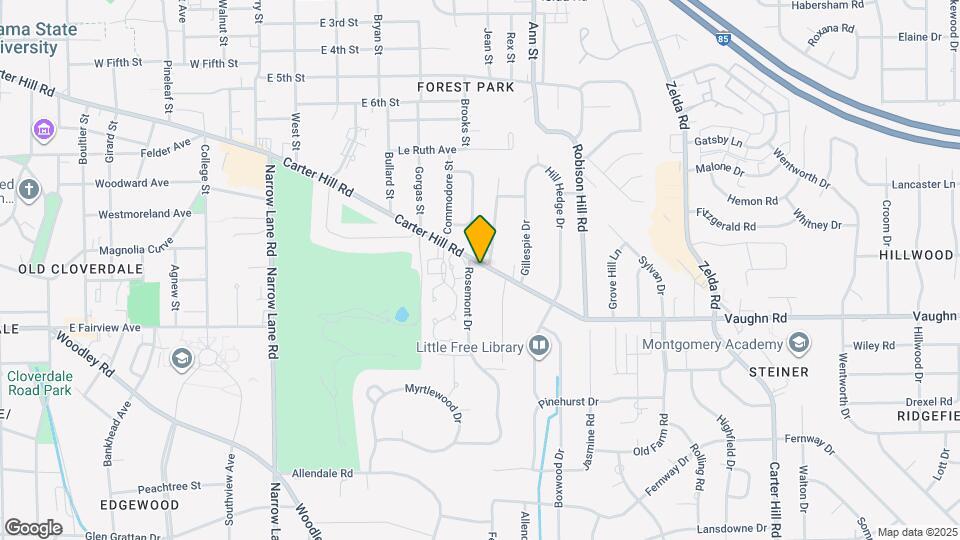 2456 Carter Hill Rd Map and Location Details