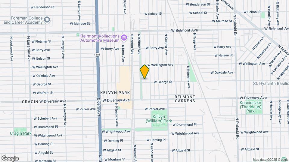4520 W George St Map and Location Details
