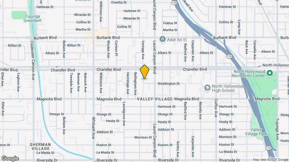 5306 Vantage Ave Map and Location Details