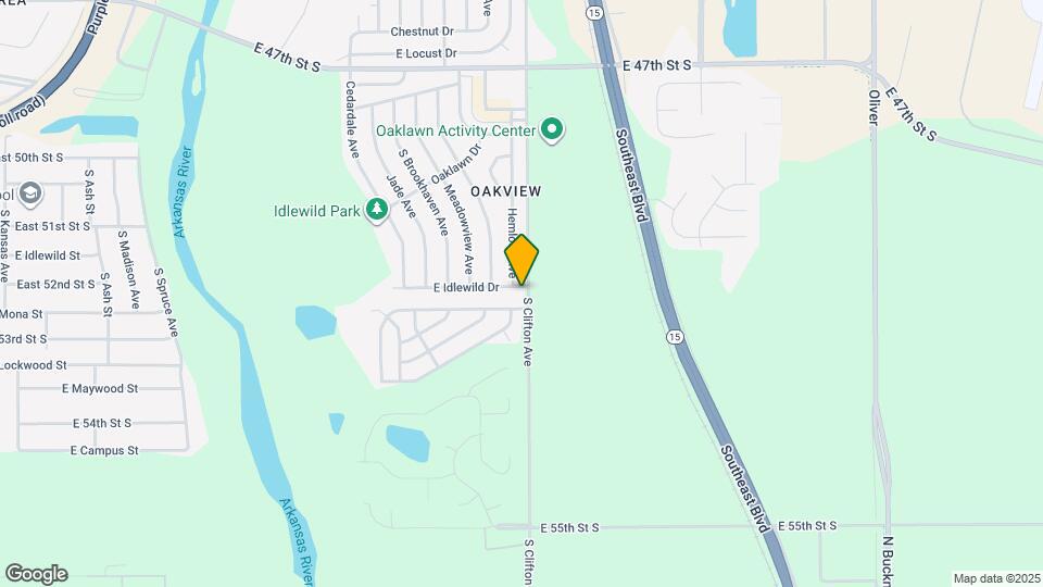 3509 E Idlewild Dr Map and Location Details