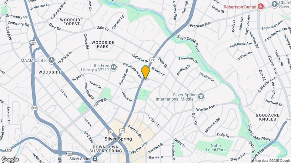 8933 Colesville Rd Map and Location Details