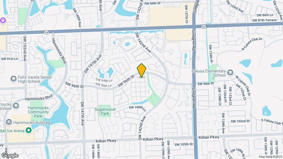 14346 SW 96th Terrace Map and Location Details