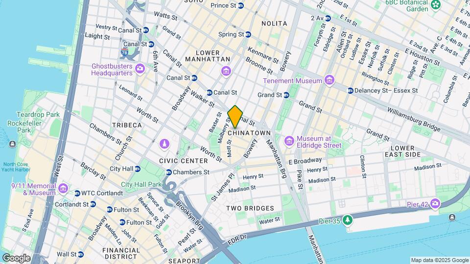 52-56 Mott St Mapa y Detalles de la Ubicación