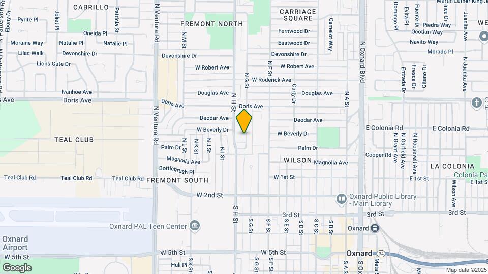 353 N G St Map and Location Details