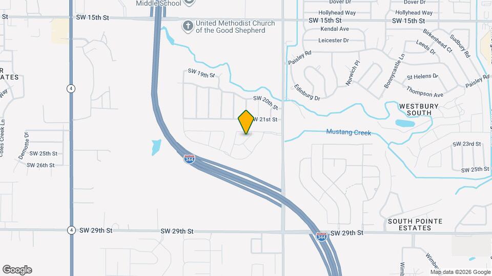 10609 SW 23rd Ter Map and Location Details