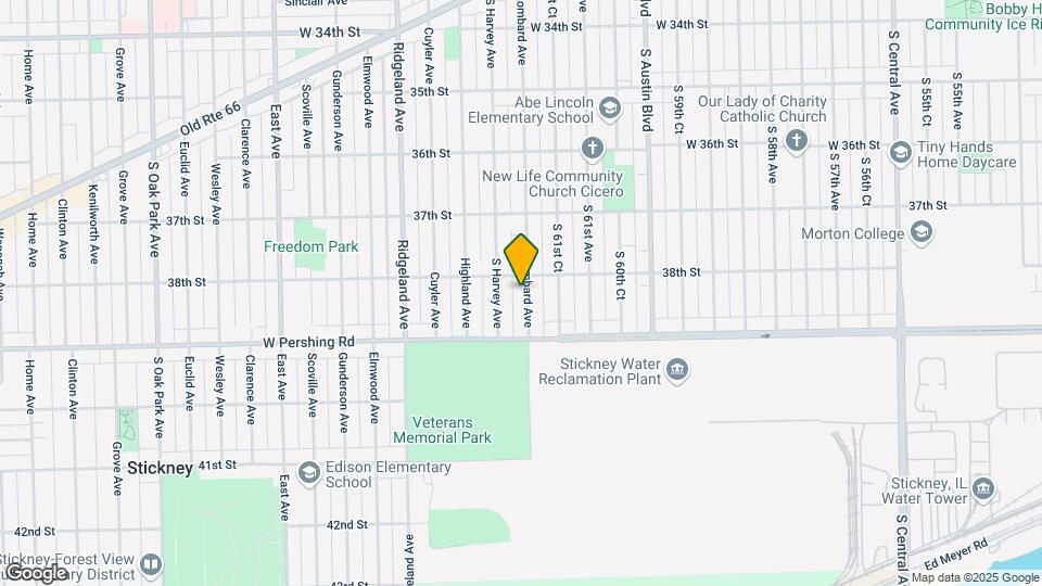 3812 Lombard Ave, Unit 1 Map and Location Details