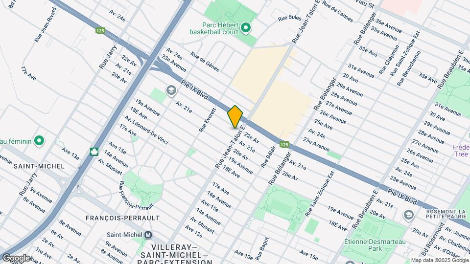 4015 Jean-Talon E Map and Location Details