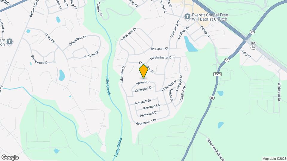 174 Rowan Dr Map and Location Details