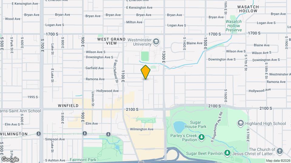 1923 S 1200 E Map and Location Details