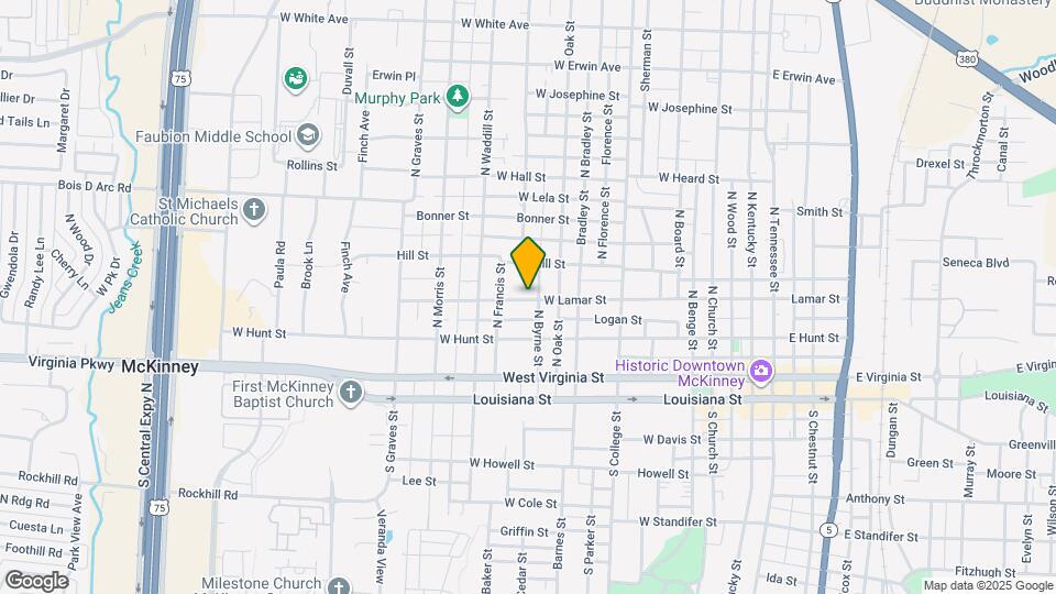 1004 W Lamar St Map and Location Details