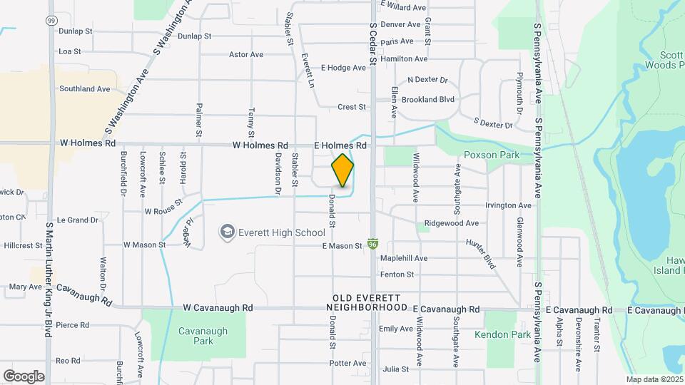 3529 Bergman Ave Map and Location Details