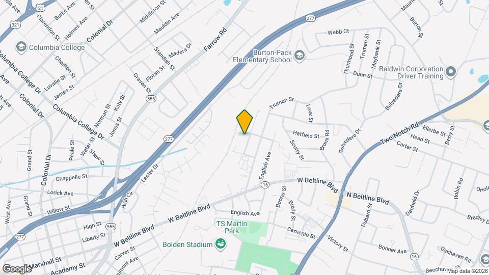 3025 Hammond Ave Map and Location Details