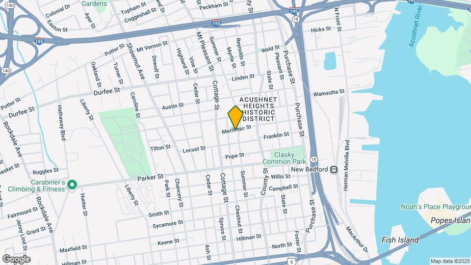168 Merrimac St, Unit #1 Map and Location Details