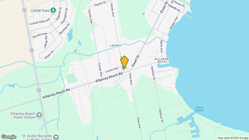 1242 Killarney Beach Rd Map and Location Details