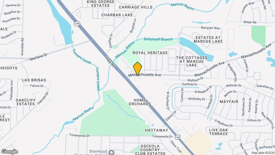 Bayou Marcus Townhomes Map and Location Details