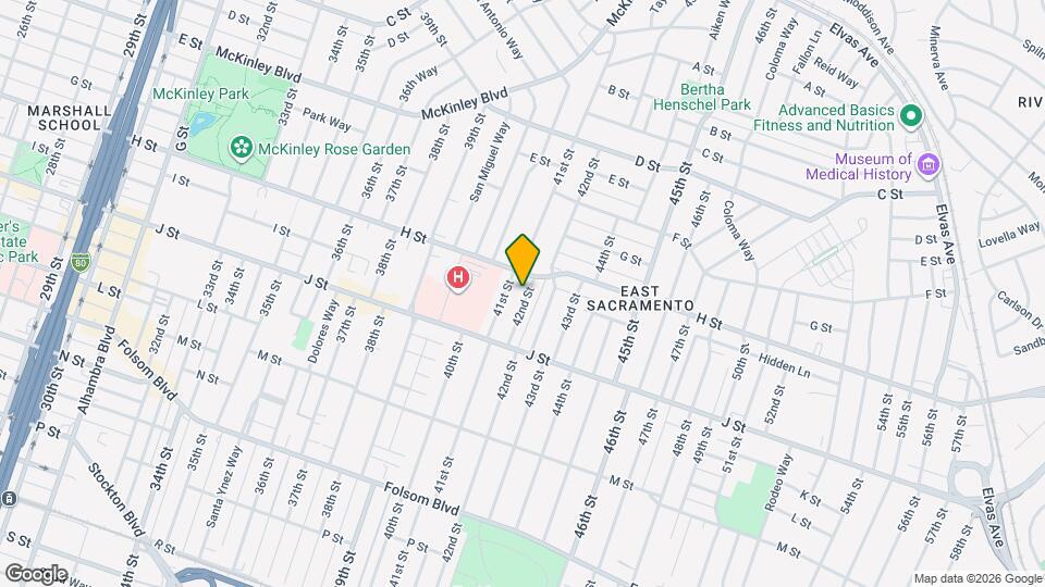 842 42nd St Map and Location Details