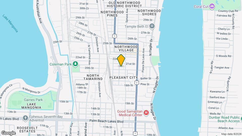 517 20th St Map and Location Details