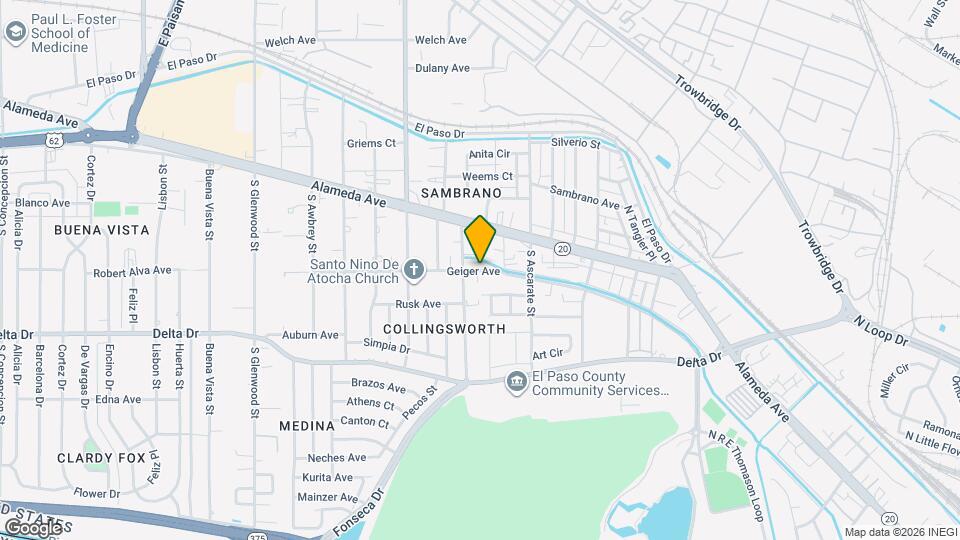 6325 Geiger Ave Map and Location Details