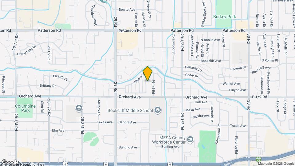 564 Red Cedar Way Map and Location Details