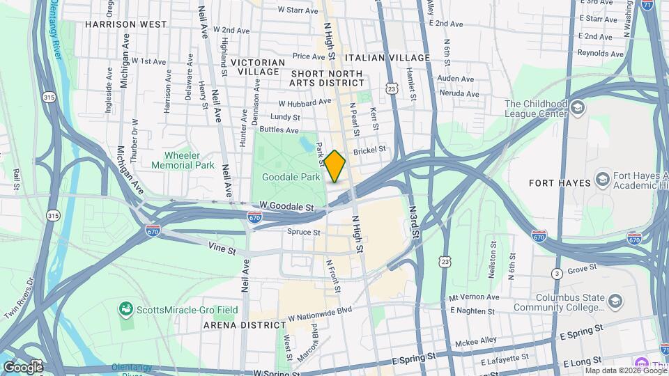 34 W Poplar Ave, Unit 402 Map and Location Details