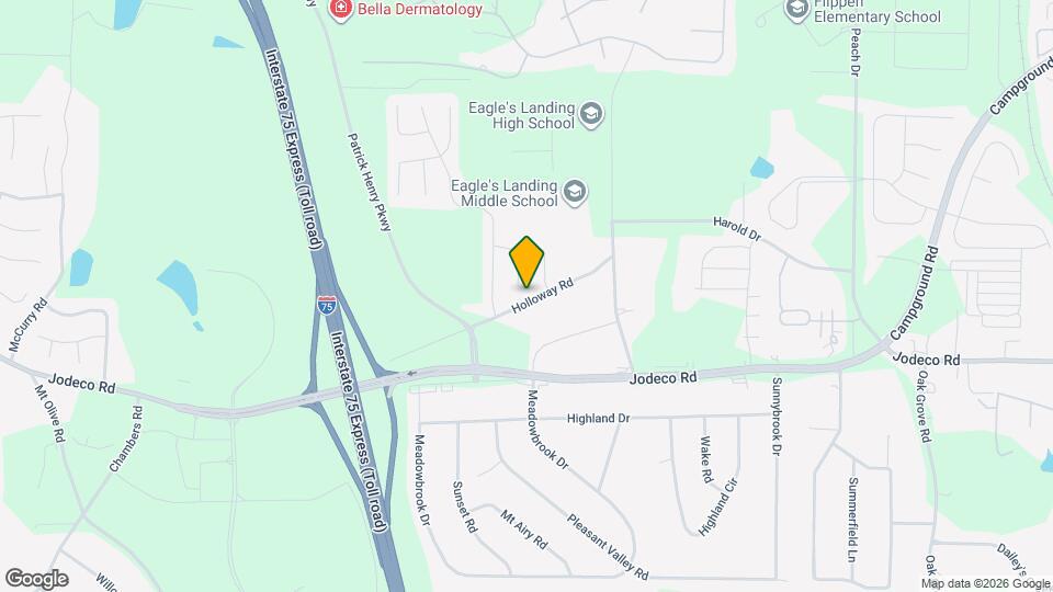 222 Eagles Crest Ct Map and Location Details