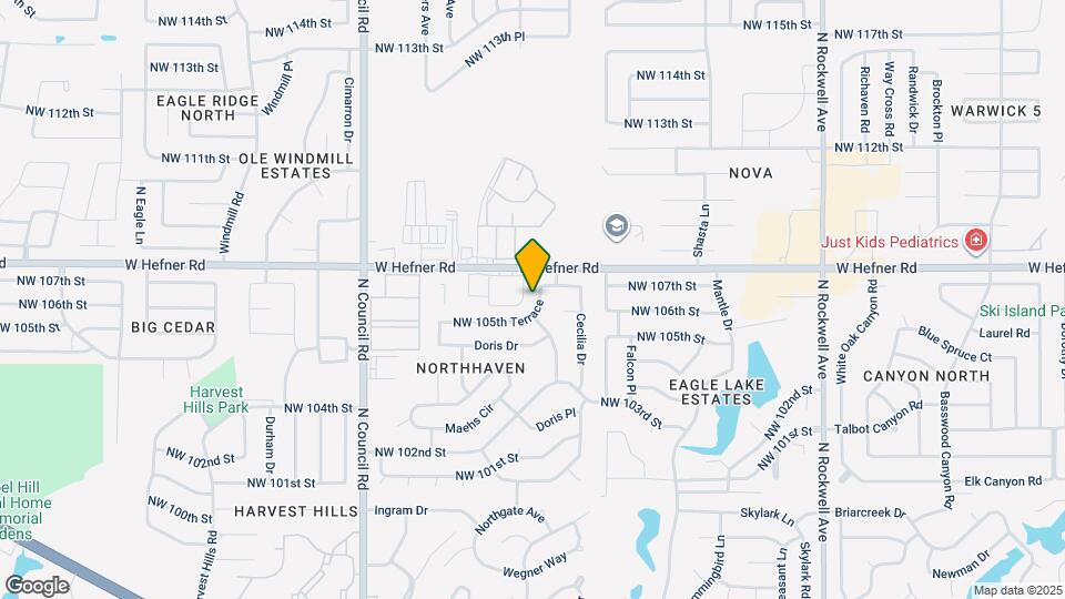 7623 NW 105th Terrace Map and Location Details