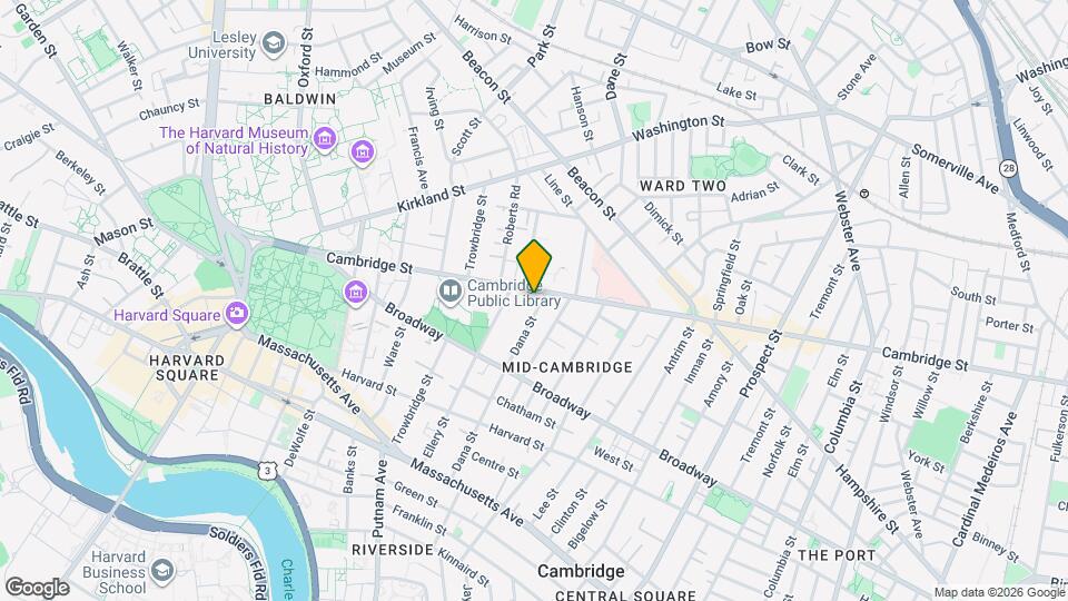 79 Dana St Map and Location Details