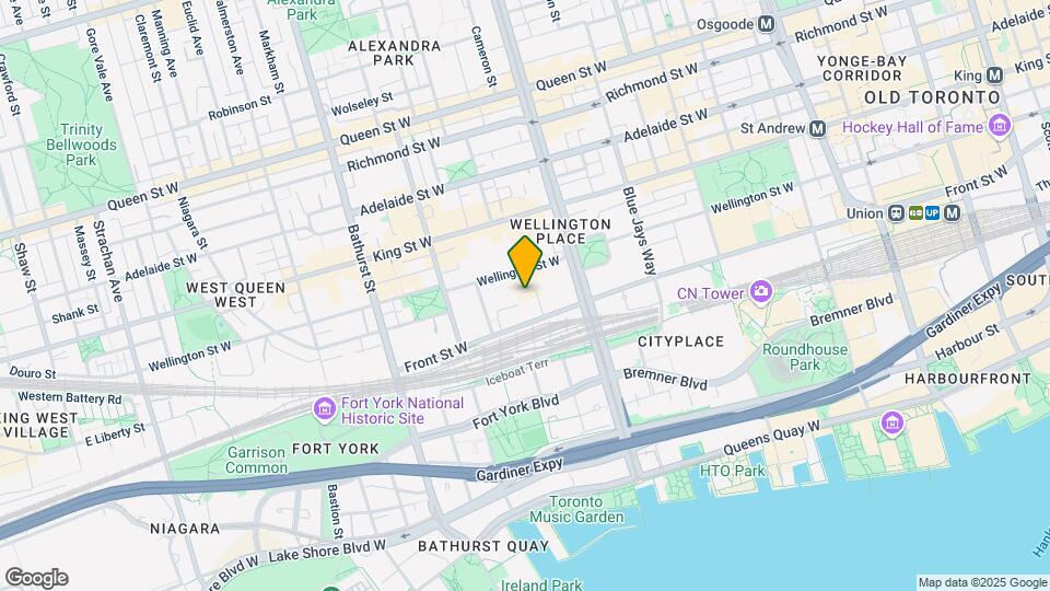 425-425 Wellington St W Map and Location Details