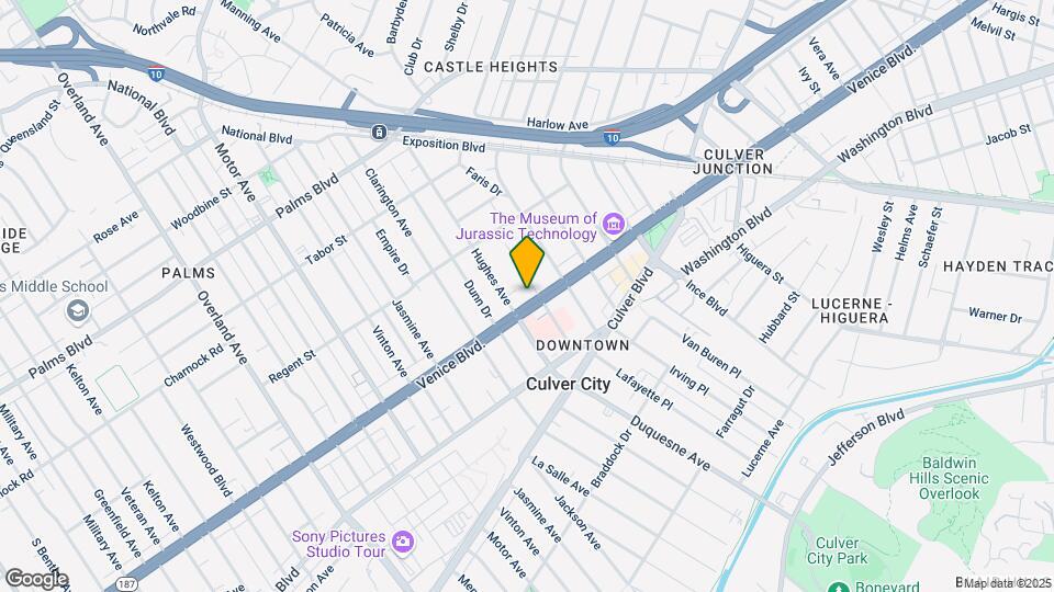 9807 Venice Blvd Map and Location Details