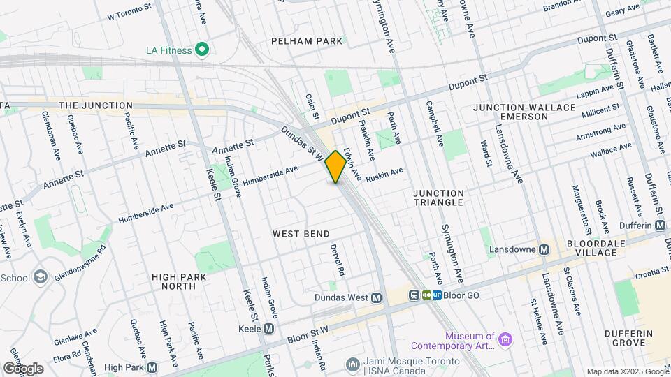2541-2551 Dundas St W Map and Location Details