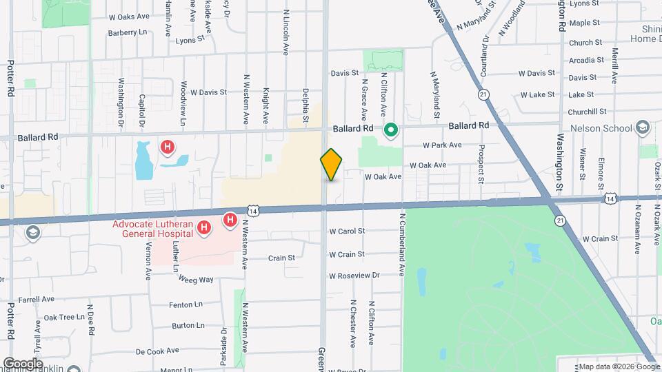 8821 N Greenwood Ave, Unit # 2 Mapa y Detalles de la Ubicación