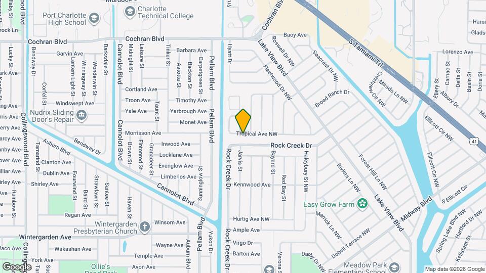 1057 Tropical Ave NW Map and Location Details