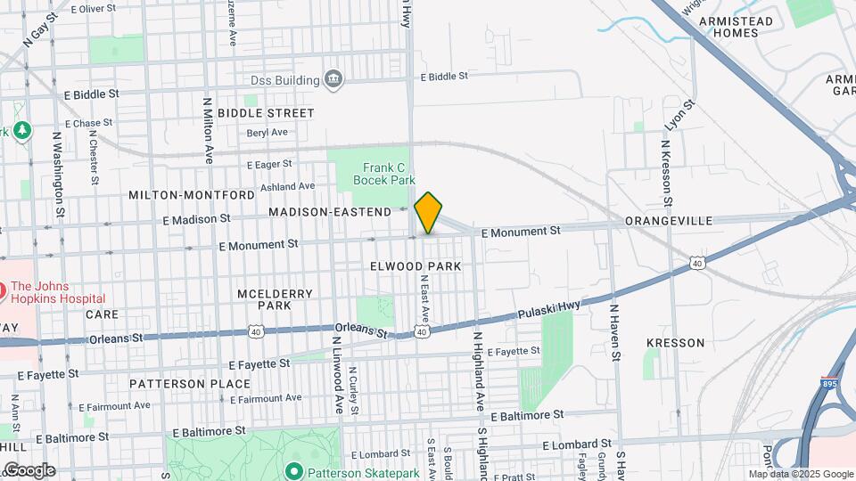 3205 E Monument St Mapa y Detalles de la Ubicación