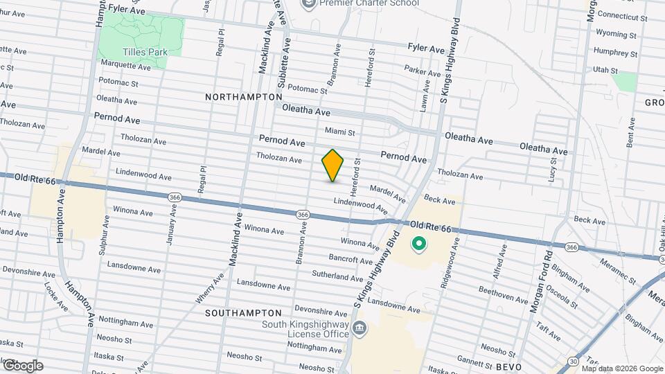 5036 Mardel Ave Map and Location Details