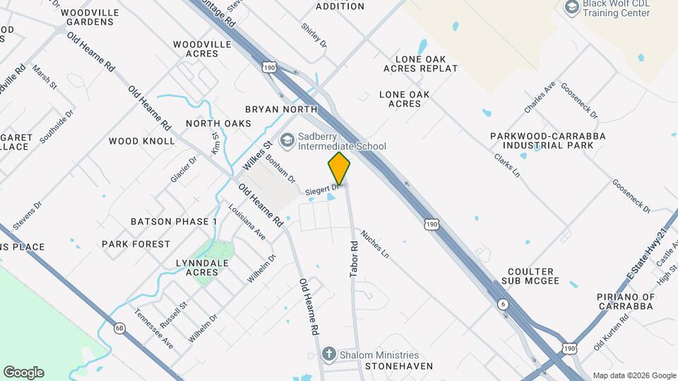2816 Tabor Rd Mapa y Detalles de la Ubicación
