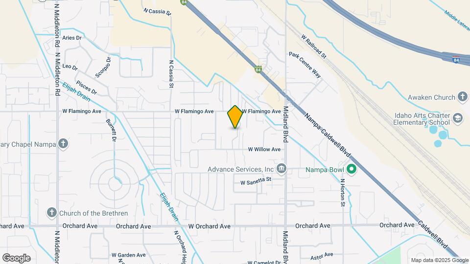 1329 N Stephanie Ln Map and Location Details