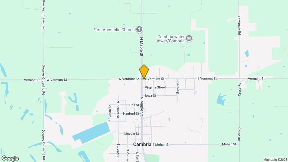 511 N Maple St Map and Location Details