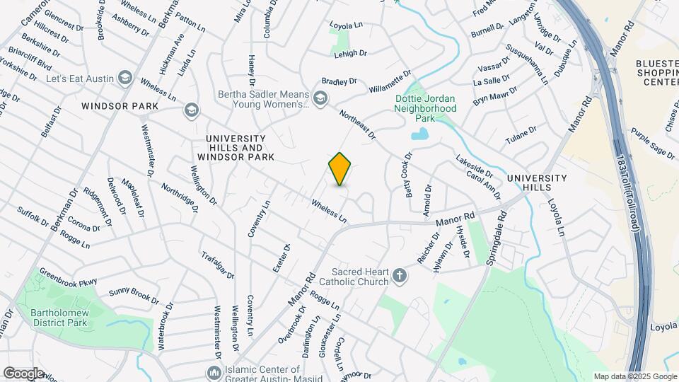 2704 Wheless Ln, Unit A Mapa y Detalles de la Ubicación