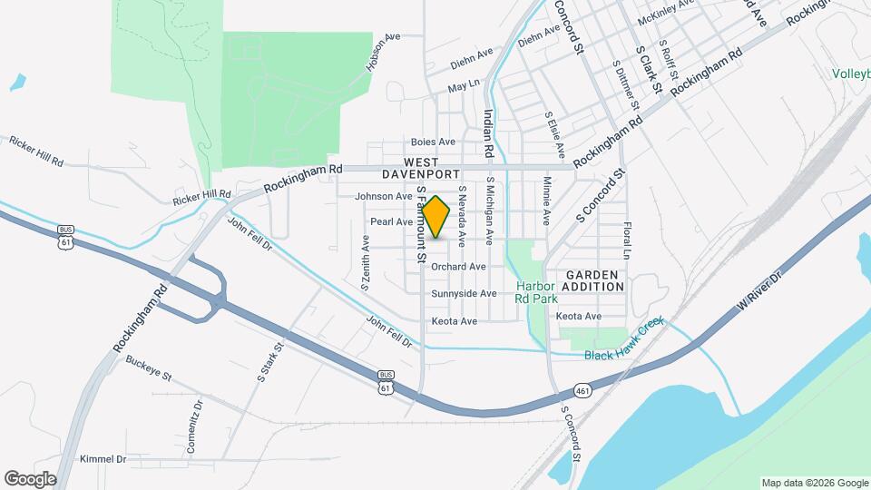 3631 Homestead Ave Map and Location Details