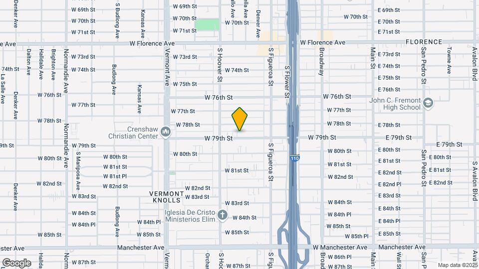 637 W 79th St Map and Location Details