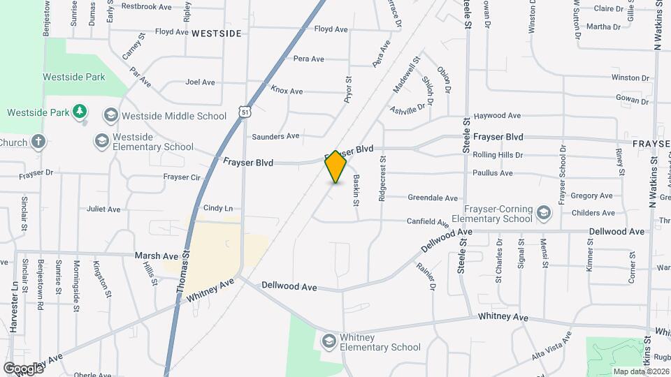 3288 Madewell St Map and Location Details