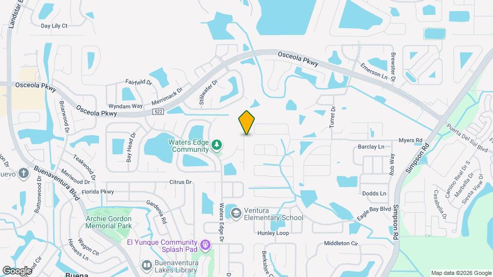 611 Moss Park Ct Mapa y Detalles de la Ubicación