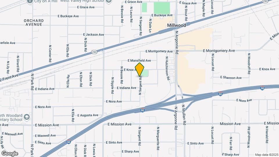 2105 N Sargent Rd-Unit -1 Map and Location Details