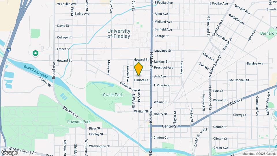 702 N Cory St, Unit 702 Map and Location Details