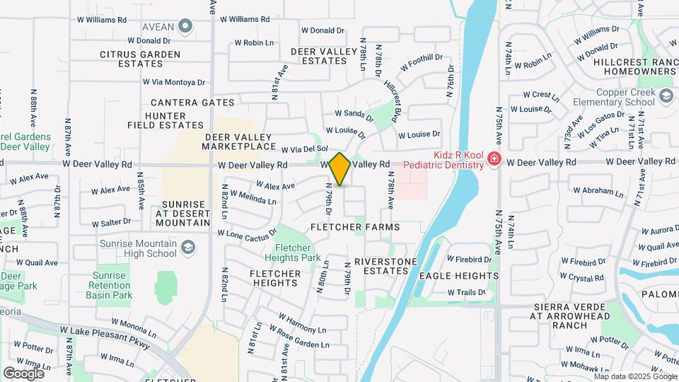 21672 N Geraldine Dr Map and Location Details