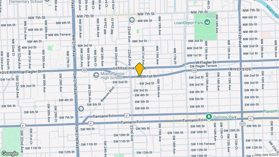 2120 SW 1st St Map and Location Details