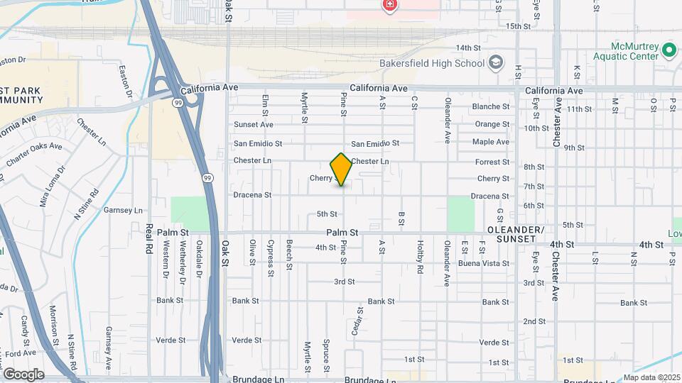 2600 Dracena St Map and Location Details