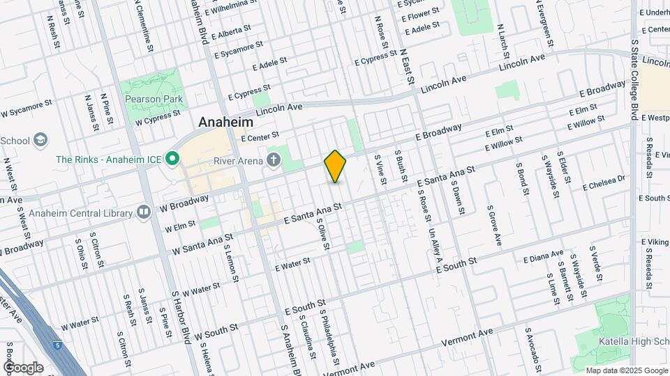 402 S Melrose St Map and Location Details