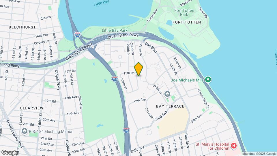 15-47 209th St, Unit 2 Floor Map and Location Details